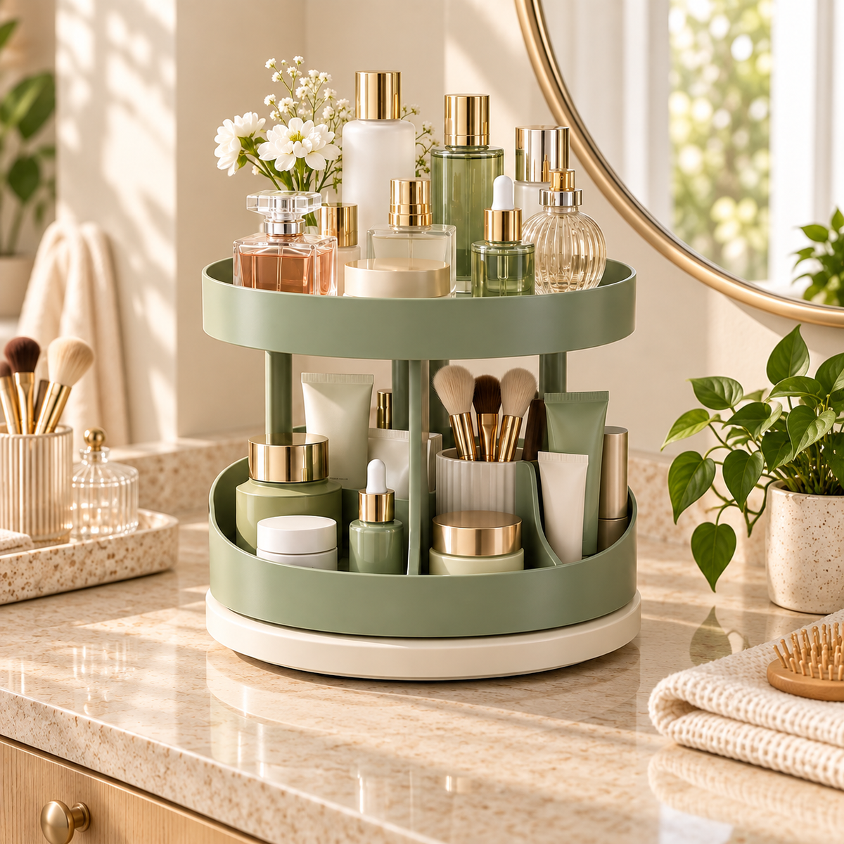 Homelaroq 360° Rotating Beauty Organizer