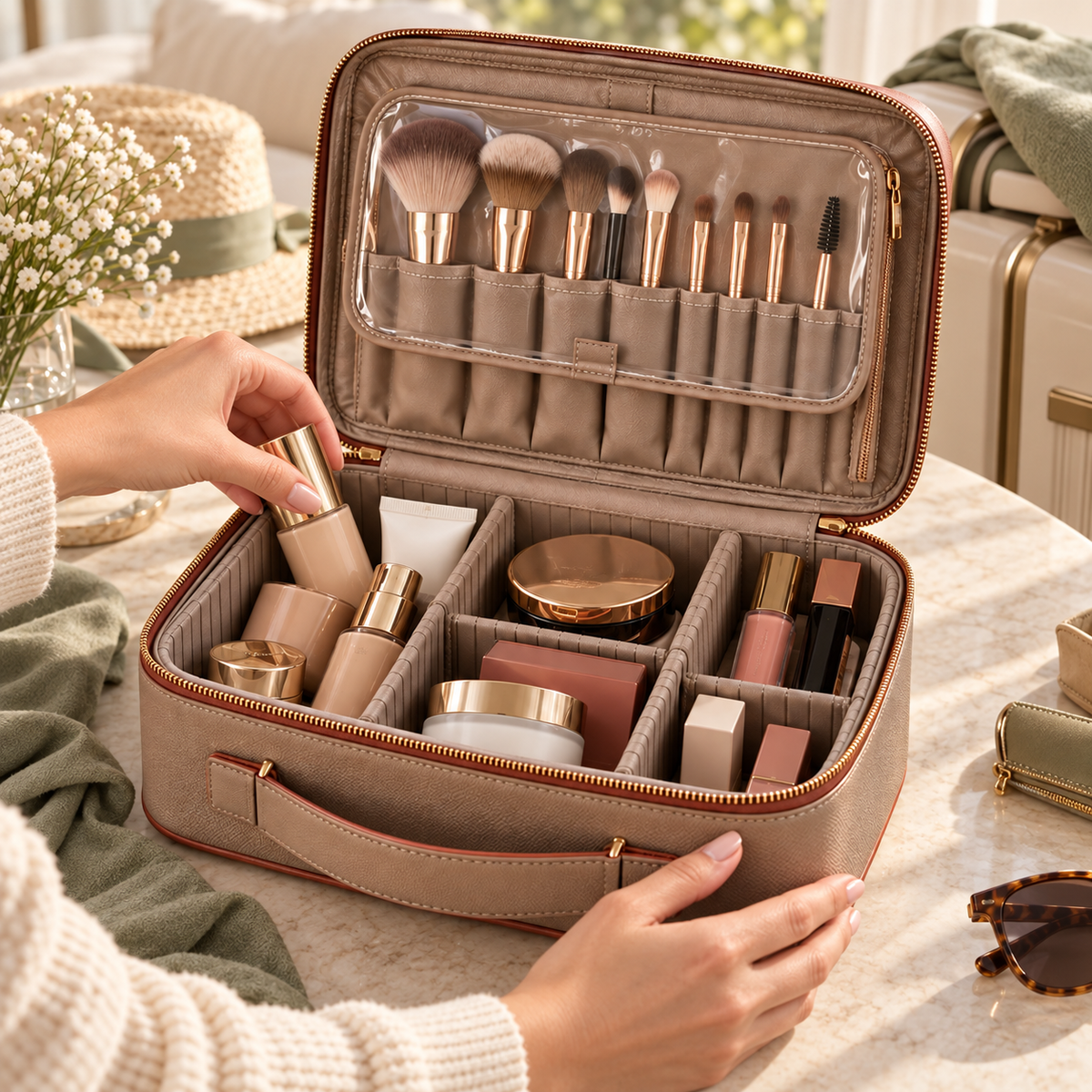 Homelaroq Adjustable Makeup Organizer