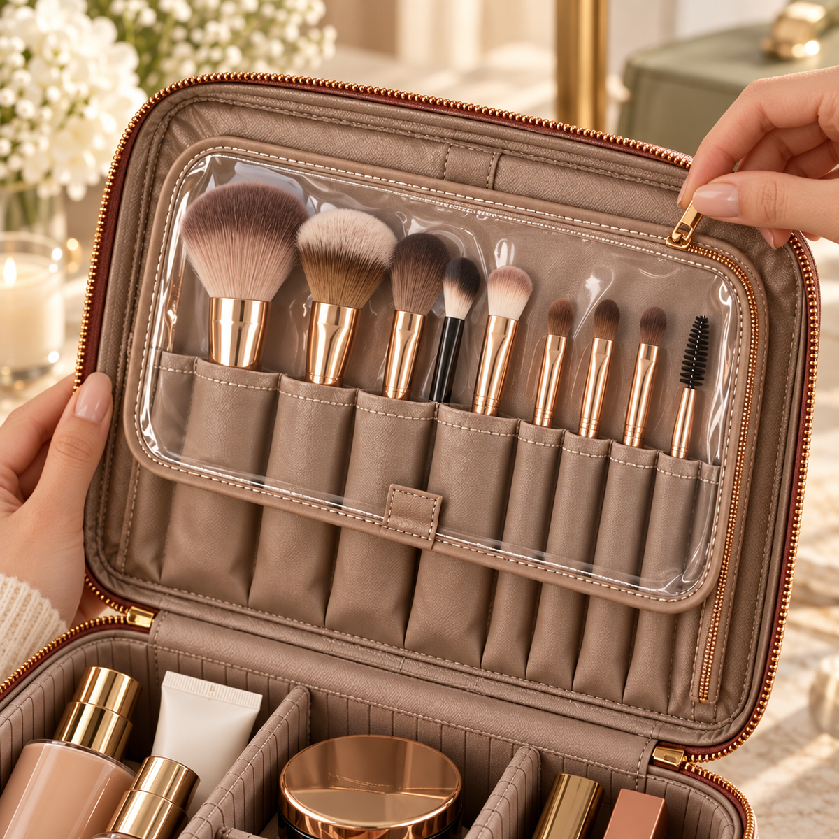 Homelaroq Adjustable Makeup Organizer