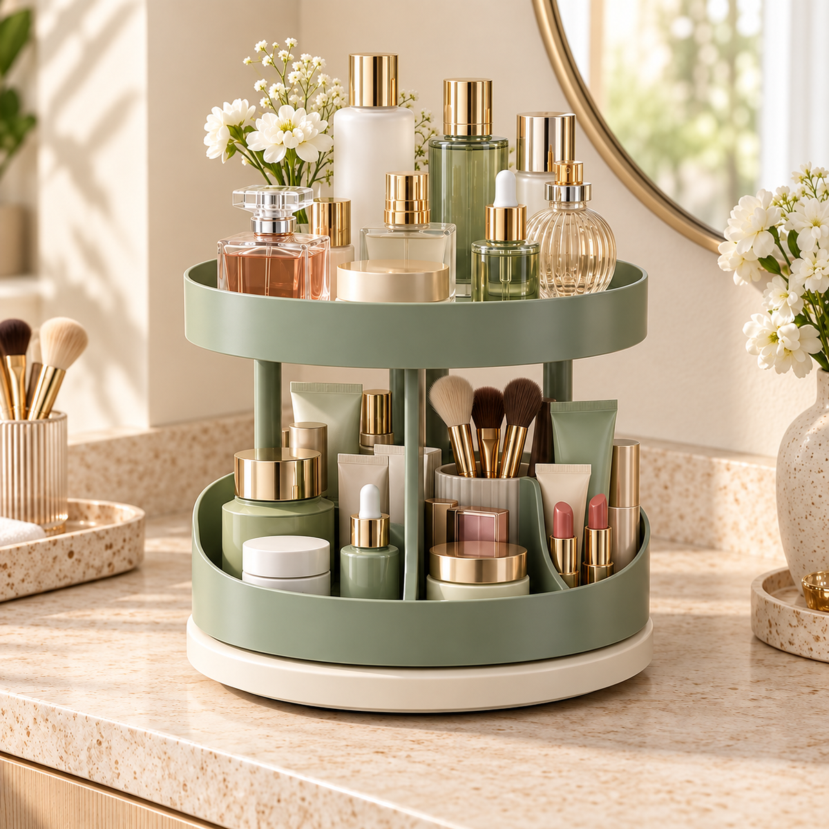 Homelaroq 360° Rotating Beauty Organizer