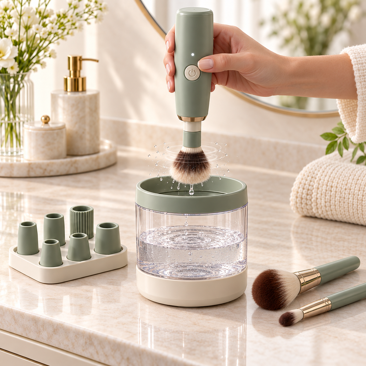 Homelaroq Electric Makeup Brush Cleaner & Dryer