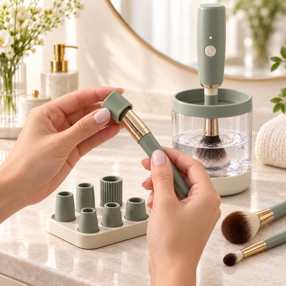 Homelaroq Electric Makeup Brush Cleaner & Dryer